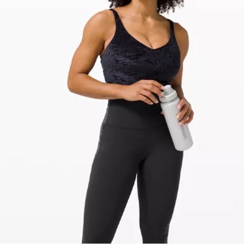 Lululemon Athletica Black Velvet Align Set